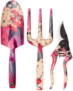 Australian Bush Blossom Garden Tools and Gloves Set One Size