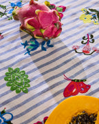 Kip&Co x Anna Spiro Malabar Floral Embroidered Tablecloth Standard Rectangular