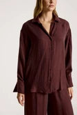 Calista Shirt Mahogany