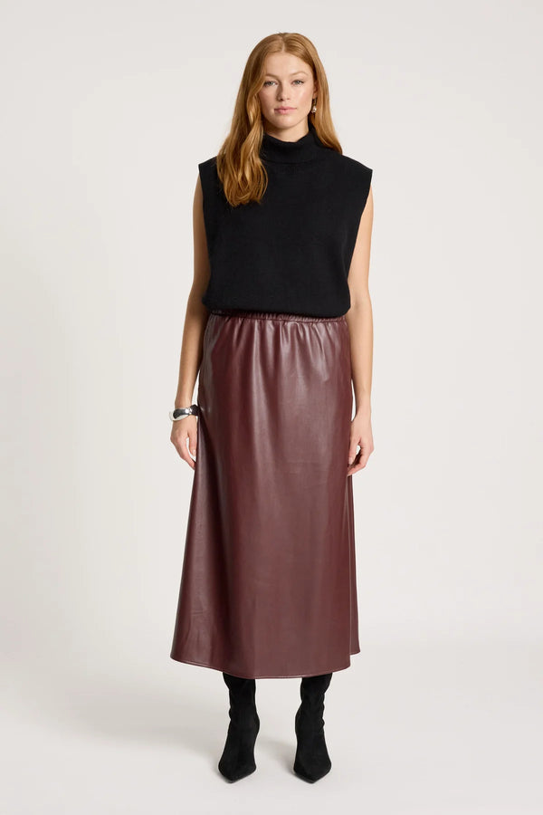 Amina Skirt Mahogany