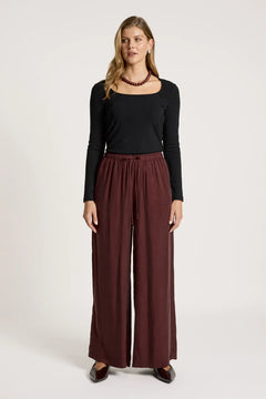 Calista Pant Mahogany