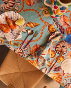 Costa Blue Tablecloth Standard Rectangular