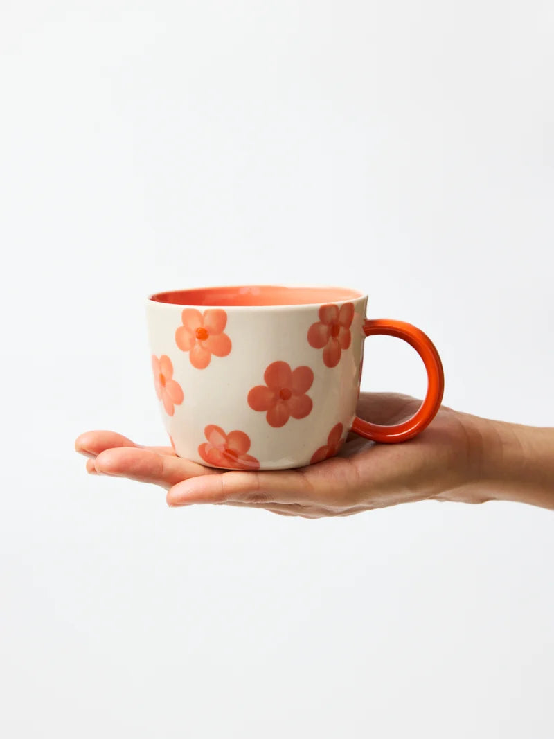 Chino Mug Daisy Peach