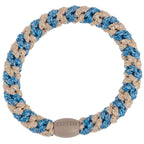 KKNEKKI Blue Silver Glitter Stripe