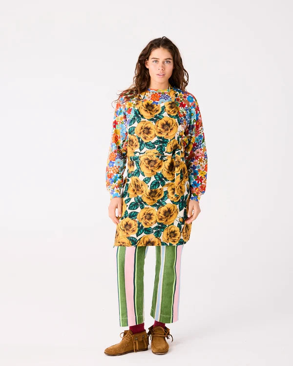 Golden Peony Apron