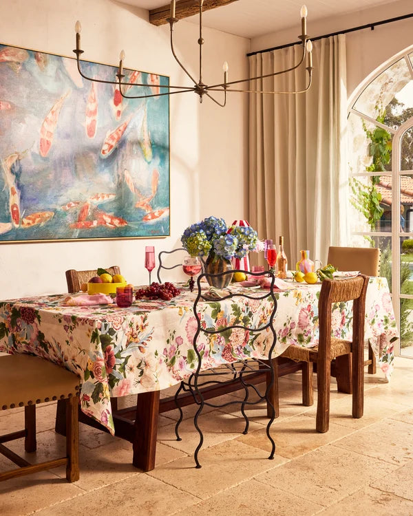 Belle Floral Tablecloth Standard Rectangular