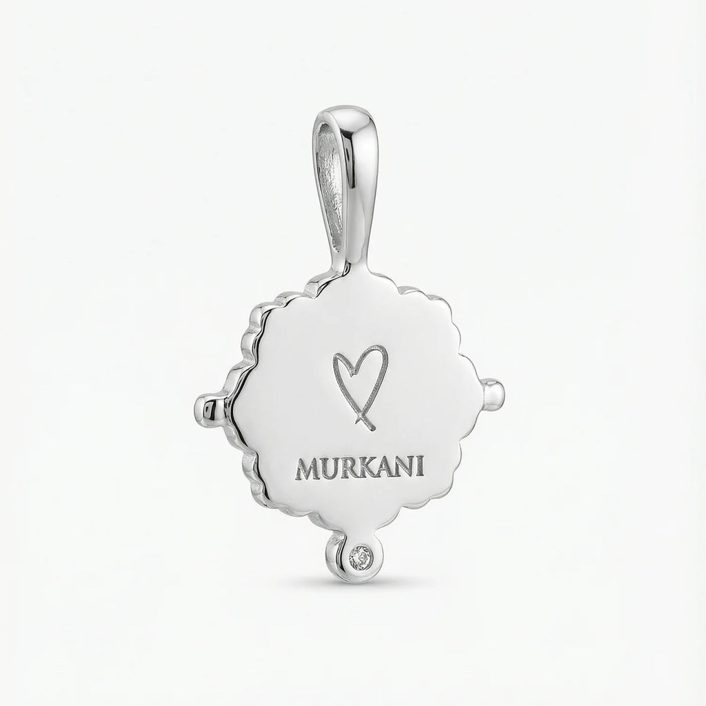 Murkani Loved Always Huggie Sterling Silver