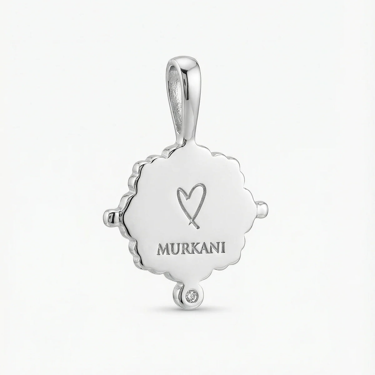 Murkani Loved Always Huggie Sterling Silver