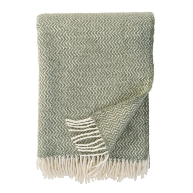 Klippan Sorbet Wool Blanket - Pistachio