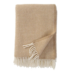 Klippan Sorbet Wool Blanket - Sandy Beach