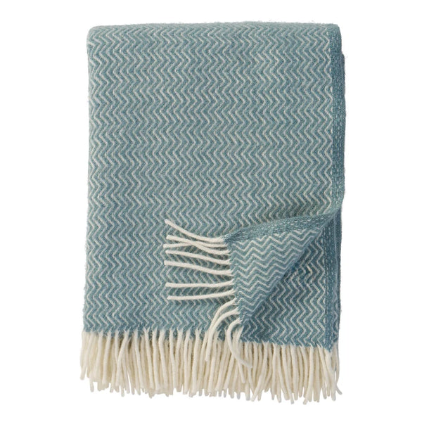 Klippan Sorbet Wool Blanket - Silky Blue