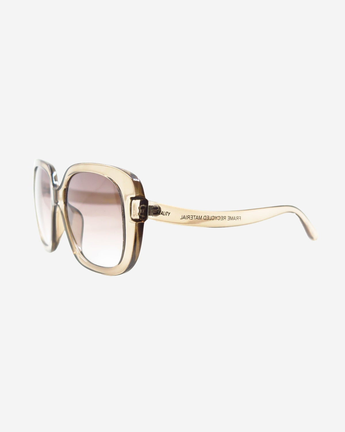 Last Dance Crystal Latte Sunglasses
