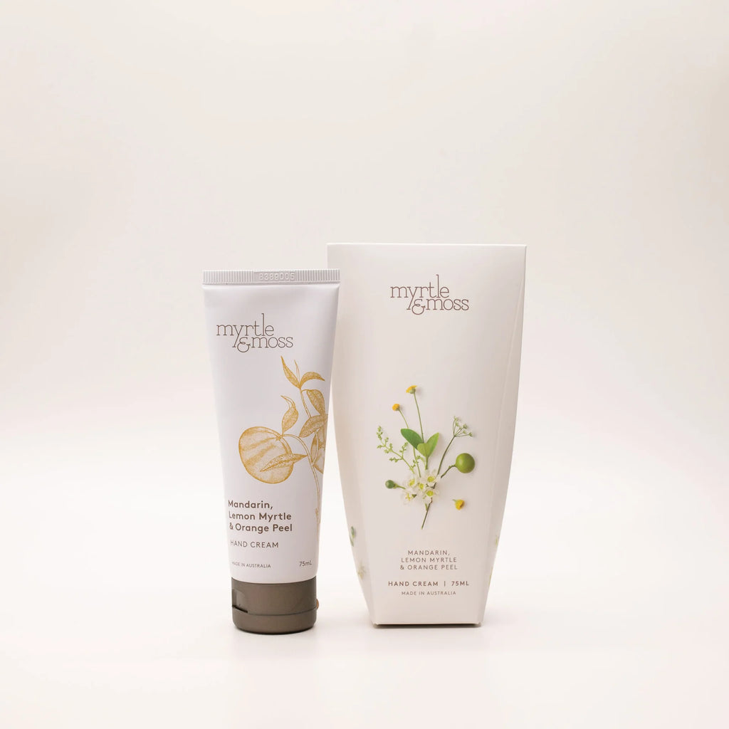 Myrtle & Moss Hand Cream: Mandarin, Lemon Myrtle and Orange Peel