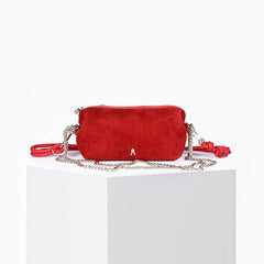 Craie Studio Nuage Bag - Suede Rouge