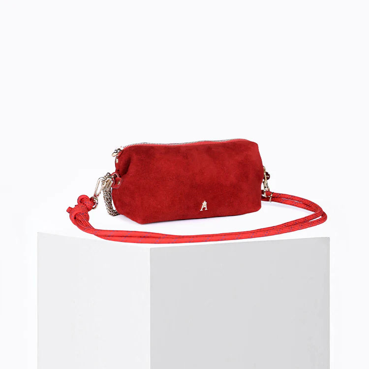 Craie Studio Nuage Bag - Suede Rouge