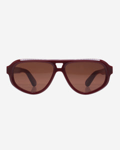 Luxe Ryder Merlot Sunglasses