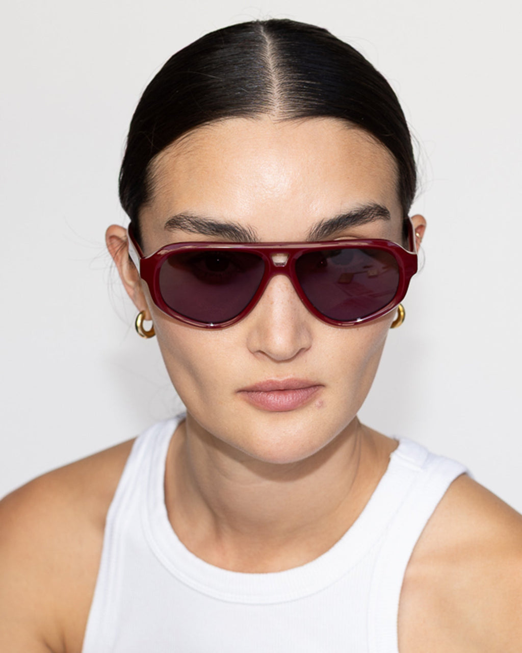 Luxe Ryder Merlot Sunglasses