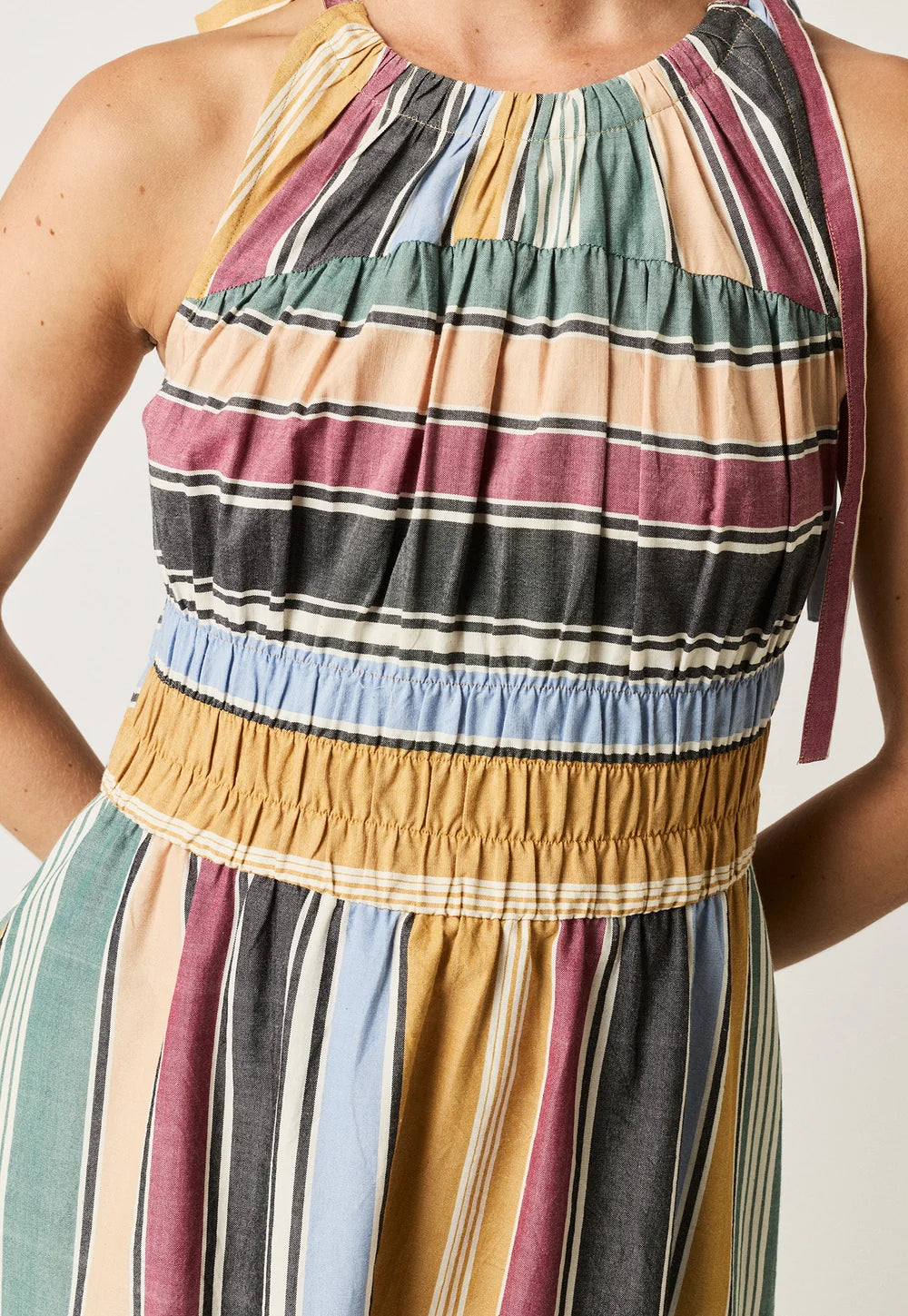 Sadie Dress Atlas Stripe