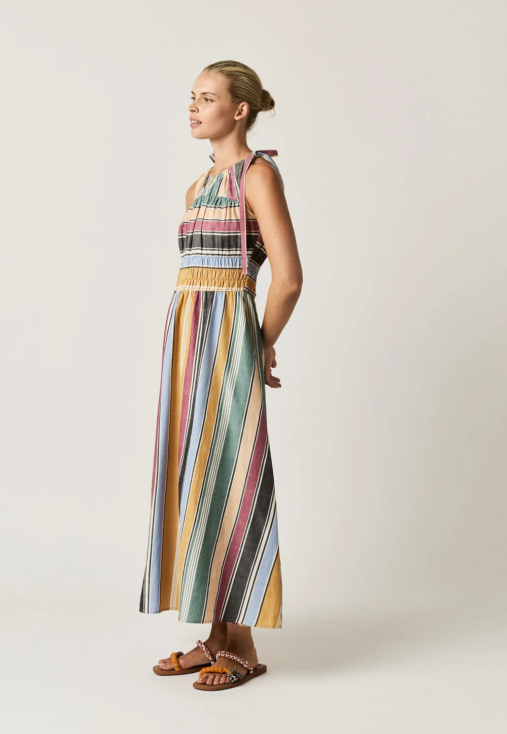 Sadie Dress Atlas Stripe