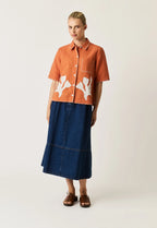 Summer Shirt Blossom Applique
