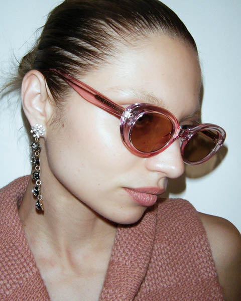 Shaken Not Stirred Pink Sunglasses