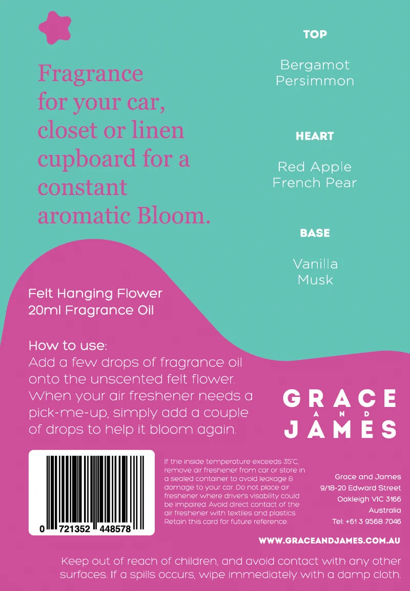 Bloom Persimmon & Vanilla Air Freshener