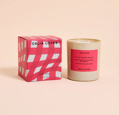 Celia Loves Pink Lotus Candle