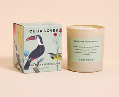 Celia Loves Green Pear + Spice Medley Candle