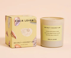 Celia Loves Sea Salt and Coconut Lime Candle