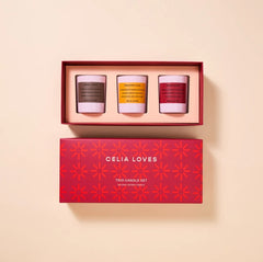 Celia Loves European Holiday - Trio Candle Set