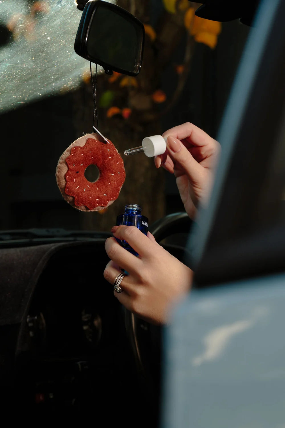 Le Petit Marche Chocolate Donut Air Freshener Set