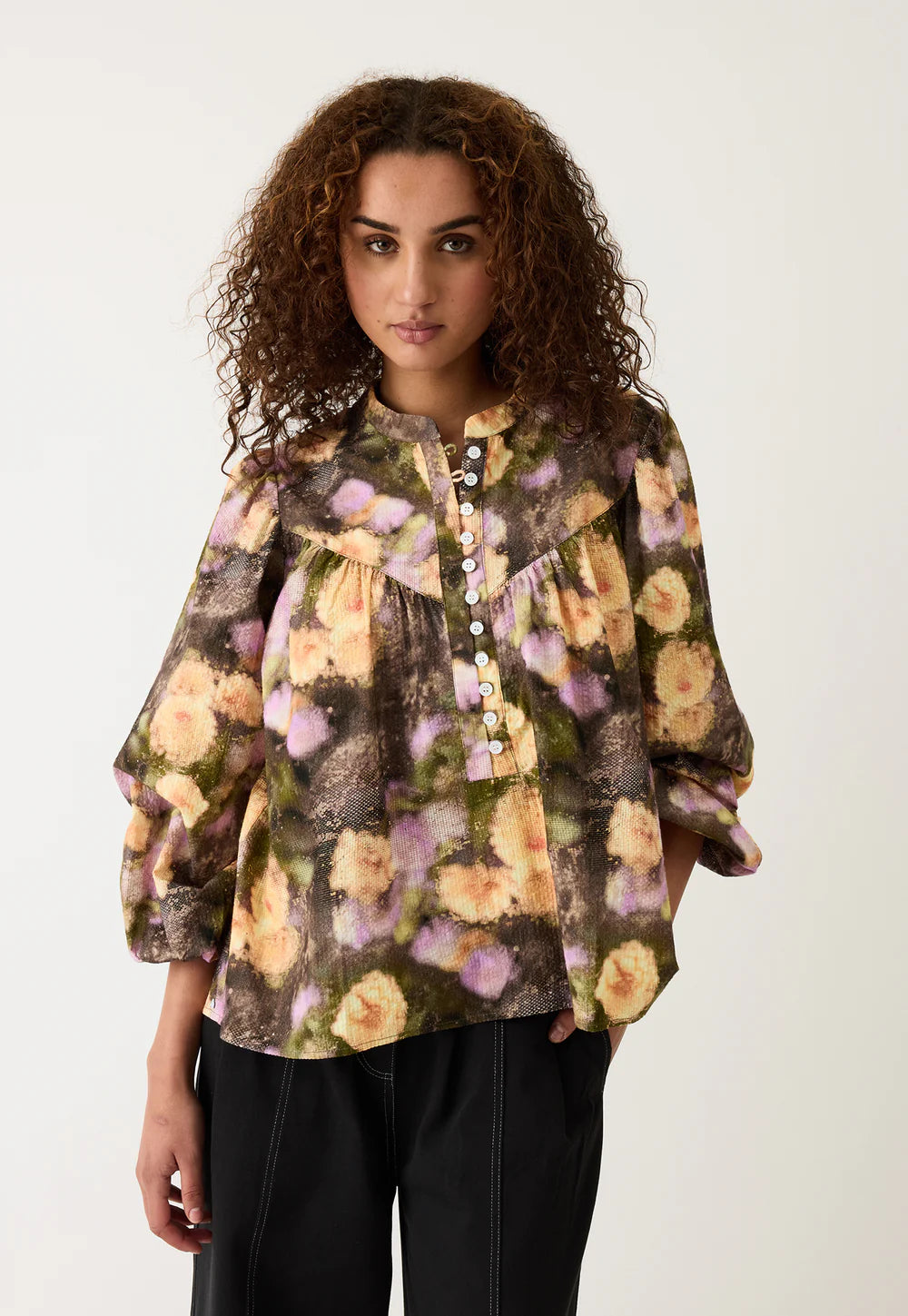 Sierra Blouse Rain Floral