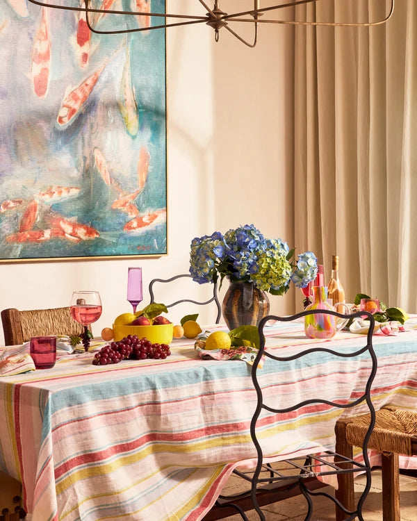 Bellissimo Stripe Tablecloth Large Rectangular