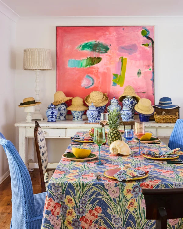 Kip&Co x Anna Spiro Gladiolus Tablecloth Standard Rectangular