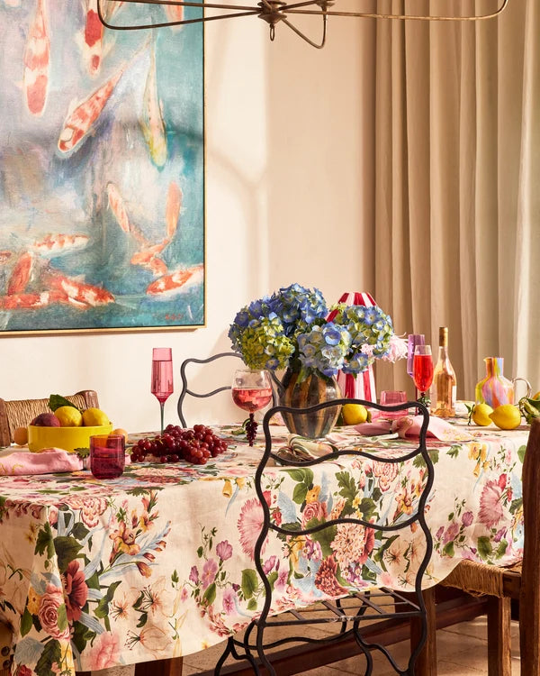 Belle Floral Tablecloth Large Rectangular