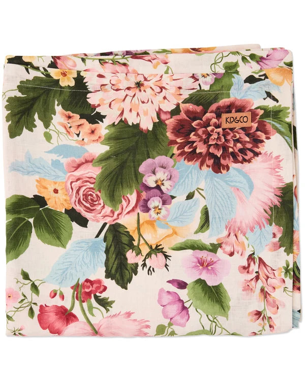 Belle Floral Tablecloth Large Rectangular