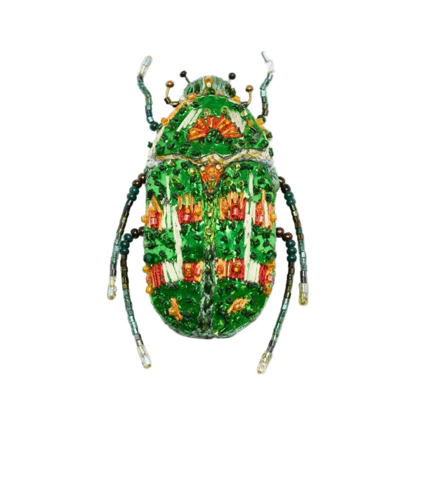 Trovelore Rainbow Flower Beetle Brooch
